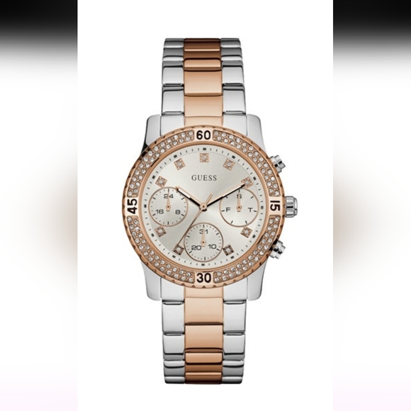 Guess watch multifunctional analog like new unisex heavy - Picture 1 of 12